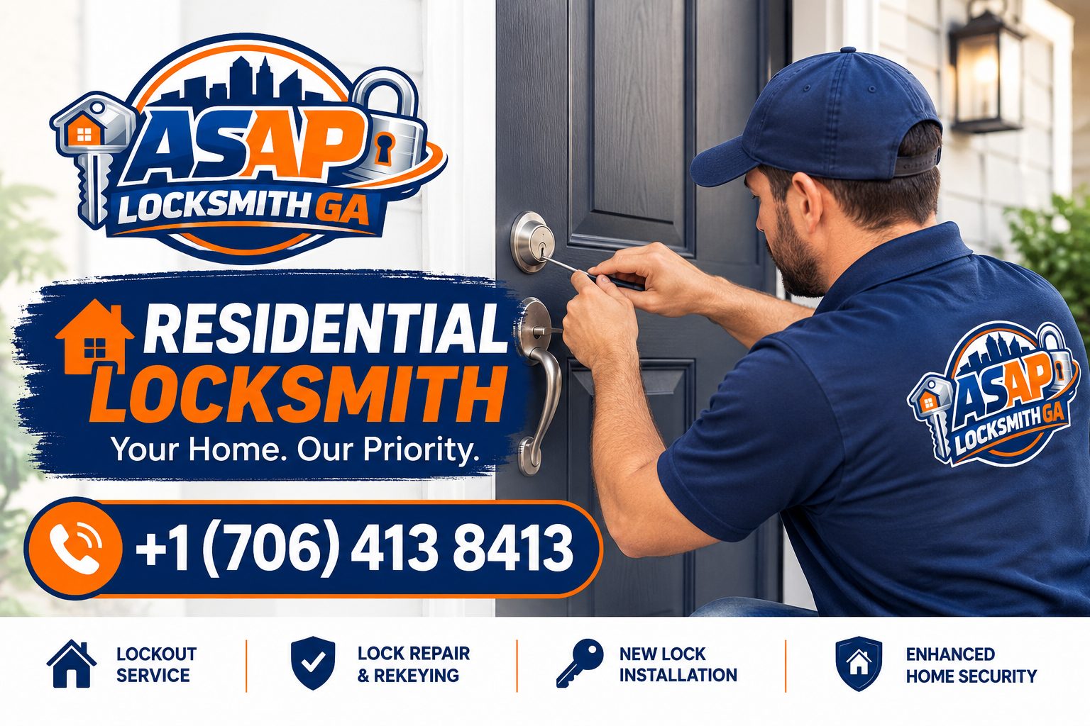 Residential Locksmith — ASAP Locksmith GA